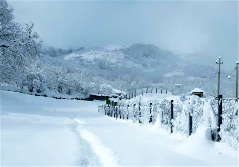 ارتفاع برف در این استان به ۶۰ سانتی‌متر رسید