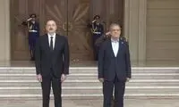 استقبال رسمی الهام علی‌اف از پزشکیان