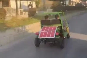 ساخت ماشین دست‌ساز توسط دو نوجوان فردیسی