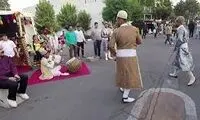 رقص چوب اهالی یاسوج در استقبال از رئیسی 