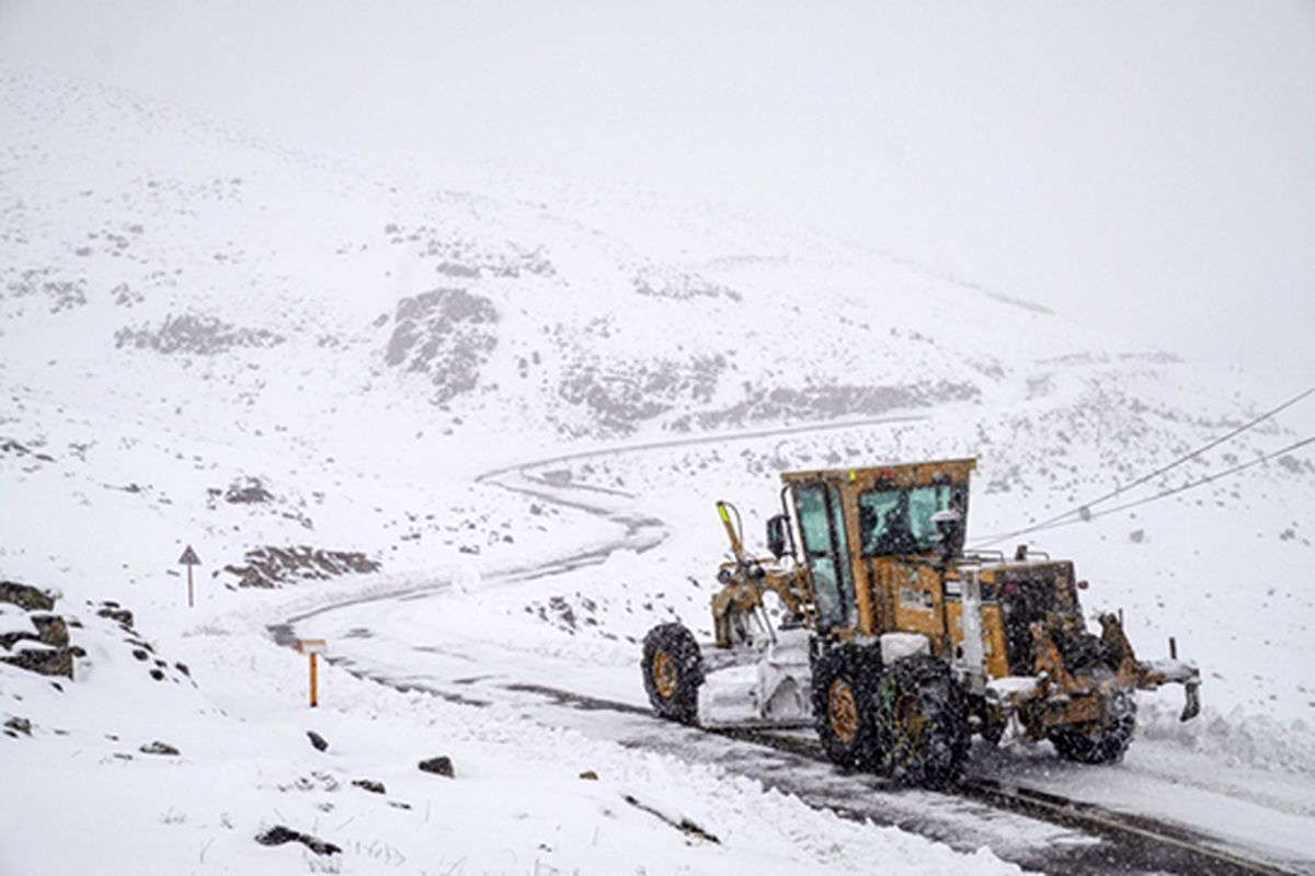 بارش سنگین برف در این منطقه ایران عجیب شد