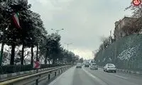 تصویری قدیمی از بزرگراه چمران وقتی اطراف‌اش بیابان بود