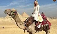 خوشگذرانی ایوانکا ترامپ در اهرام مصر