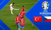 خلاصه بازی چک - ترکیه