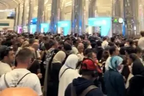 وضعیت عجیب فرودگاه دبی پس از حملات ایران