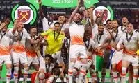 وستهام فاتح لیگ کنفرانس اروپا شد