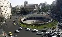 عکسی از دیوارنگاره انتخاباتی میدان ولیعصر