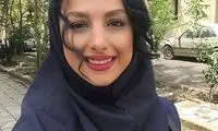 قاب دو نفره خانم بازیگر با علیرضا قربانی در کنسرت
