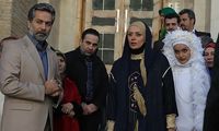 بازیگران سریال آوای باران در یک مراسم ختم