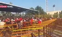  ازدحام هواداران پرسپولیس پشت گیت‌ بلیت فروشی