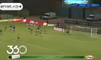 گل اول استقلال به صنعت نفت توسط رضاوند