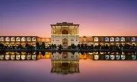 نقاشی میدان نقش‌جهان در زمان شاه سلطان حسین 