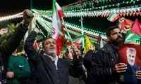 تجمع شبانه مردم تهران در محکومیت ترور سردار زاهدی