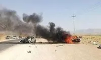 ۴ کشته بر اثر تصادف با خودروی قاچاقچیِ سوخت