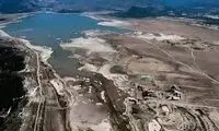 تصاویری از خشکسالی در بزرگترین سد ترکیه