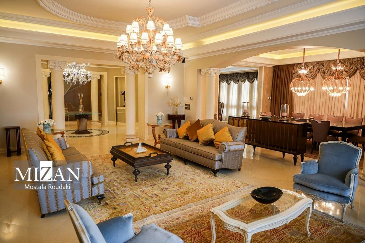 تصاویر ویلای ۸ هزار متری متهم ردیف اول چای دبش