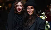 قاب‌های دیدنی از هنرمندان در اکران فیلم «بی‌دار»