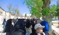 شعار پرستاران معترض در اعتراض به فشار کاری