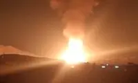 شدت انفجار خط لوله گاز از داخل هواپیما