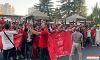 تشویق شدید بیرانوند مقابل هتل پرسپولیس