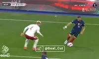 حرکت و گل زیبای کریم بنزما مقابل دانمارک