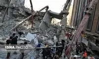 مصدومیت امدادگران در محل آواربرداری متروپل