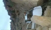 نجات معجزه‌آسای راننده 405 بعد از سقوط به دره