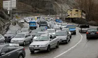 تردد خودرو از مرزن‌آباد به سمت تهران ممنوع است