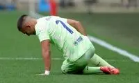 مهاجم بارسا ال‌کلاسیکو را از دست داد