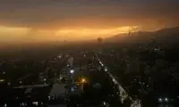 تصویر ماهواره‌ای از طوفان شدید امروز در تهران 