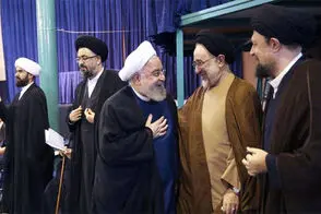 عکس زیرخاکی از خاتمی و روحانی در سفر حج