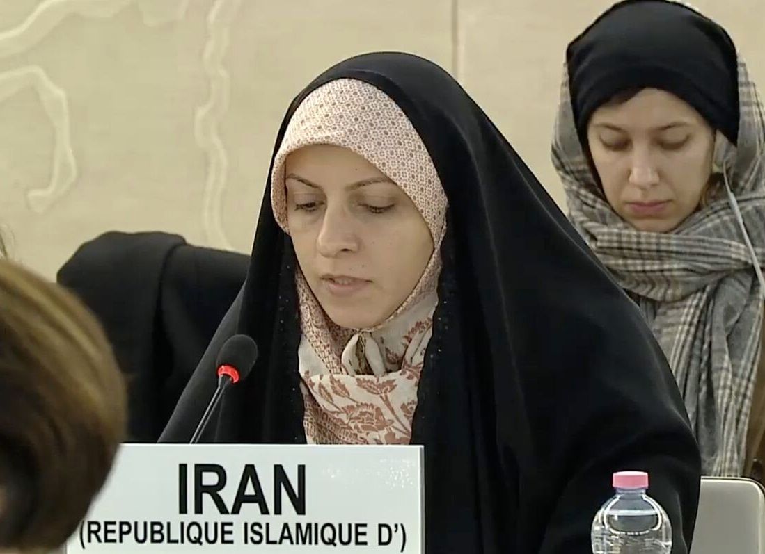 وقفه در سخنرانی نماینده ایران در شورای حقوق بشر