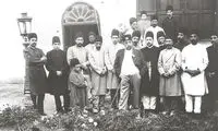 استایل ژولیده اعضای دربار قاجار که توی ذوق می زند