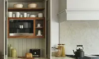 ۷ جای هوشمندانه برای قرار دادن مایکروویو در آشپزخانه