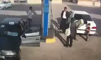 لحظه هولناک انفجار مخزن گاز یک خودرو در گرگان