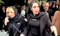 بادیگارد خانم تنومند نیوشا ضیغمی در مسجد شهرک غرب
