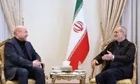 تعارف پزشکیان به قالیباف حین ورود به بیت رهبری 