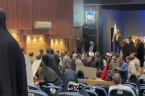 حامیان قانون حجاب، سخنرانی وزیر ارشاد را بهم زدند