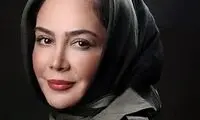 تصویر غمگین خانم بازیگر با یک متن ناراحت کننده