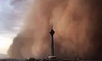 تصاویری از  طوفان شدید در تهران 