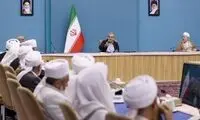 تصاویری از خوش‌و‌بش پزشکیان با علمای اهل سنت