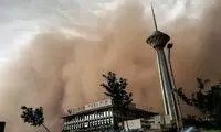 طوفان، هوای تهران را ناسالم کرد