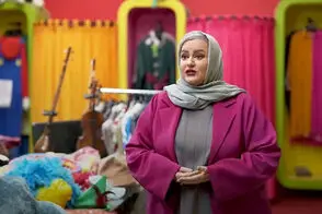 مهمان ویژه مادر سینمایی عمو پورنگ در منزلش