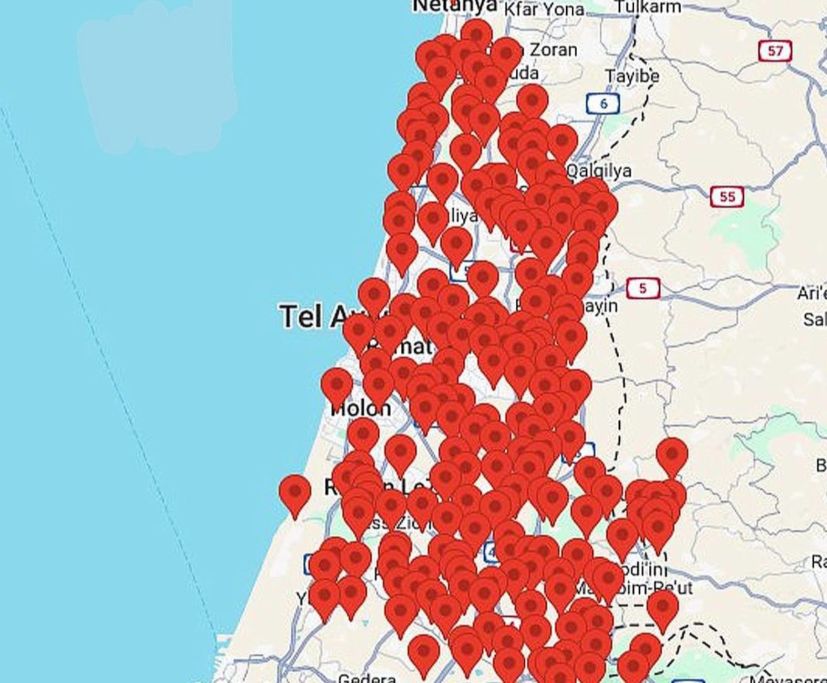   حمله موشکی یمن به فلسطین اشغالی 