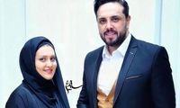 پوشش مجلسی و متفاوت مجری صداوسیما با همسرش 