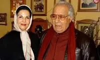 ناصر ملک‌مطیعی و پوری بنایی در نمایی از فیلم قصاص