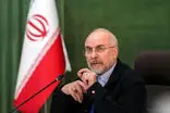 عکس معنادار قالیباف با نقشه ایران و تنگه هرمز 