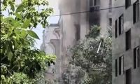 تصاویر حمله اسرائیل به یک ساختمان در محله گیشا