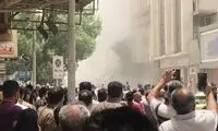 قابی تکان‌دهنده از متروپل پس از ریزش