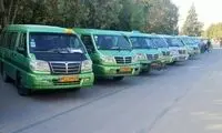 افزایش تاکسی ون‌های خدمت رسان در مراسم تشییع